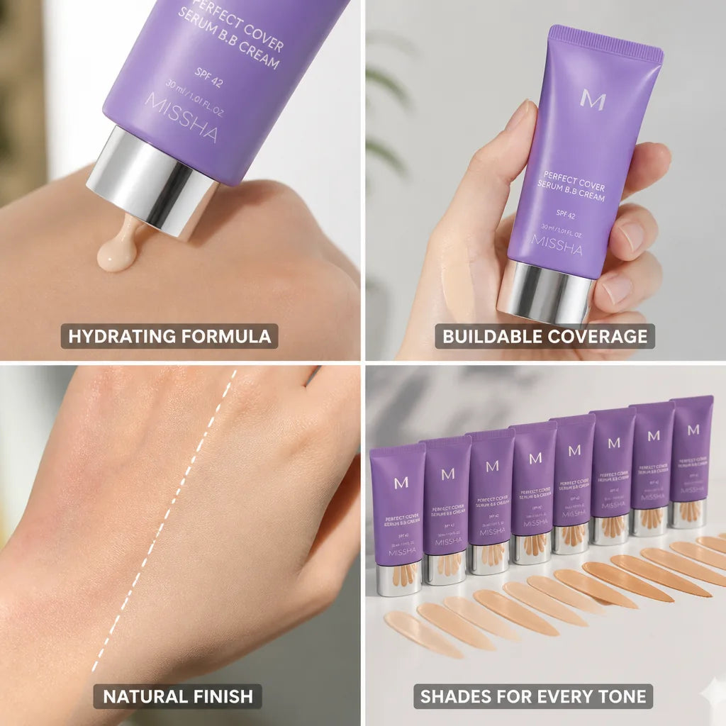 BB Cream Serum-Infused Hydrating Buildable Coverage