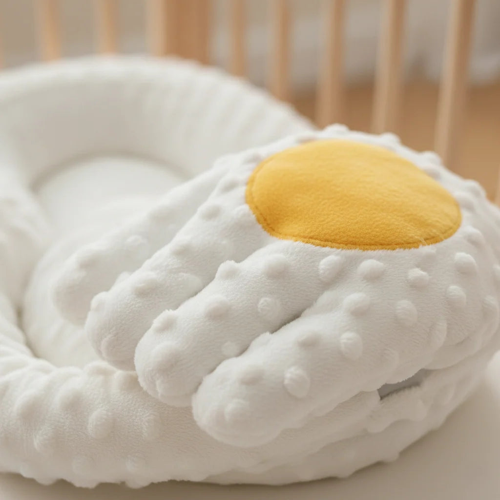 Baby Support Pillow U-Shaped Plush Removable Cotton Cover