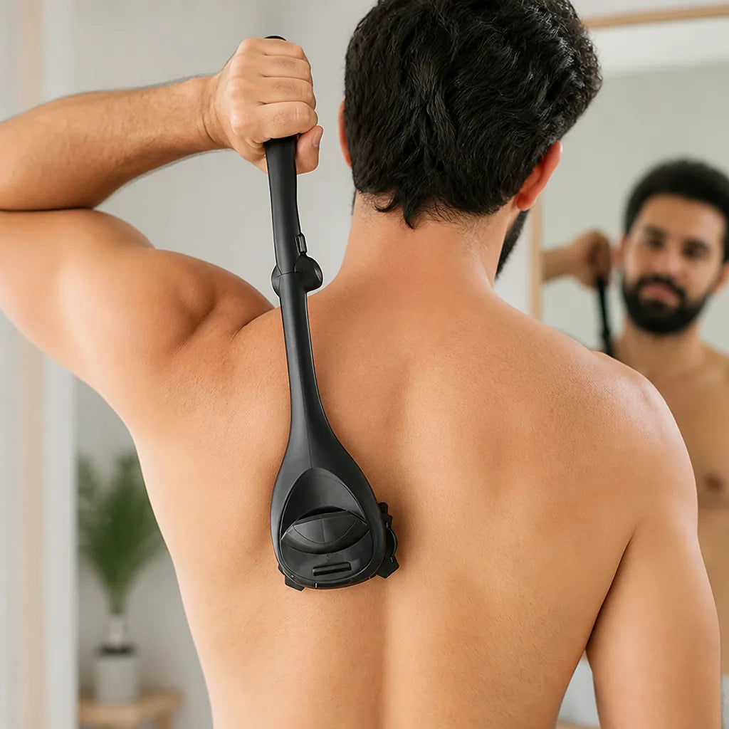 Back & Body Shaver Long Handle Double Blades