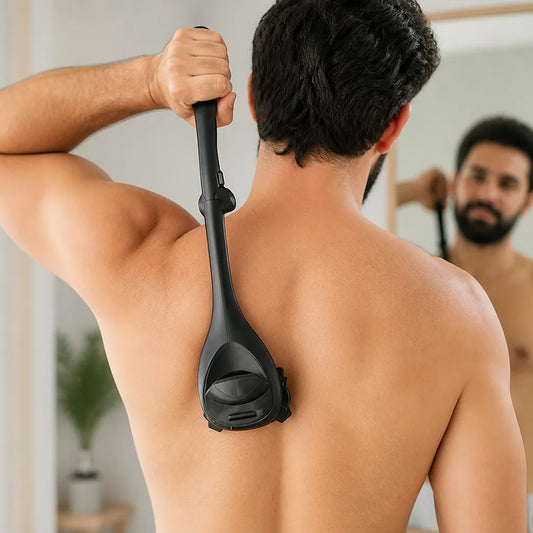Back & Body Shaver Long Handle Double Blades