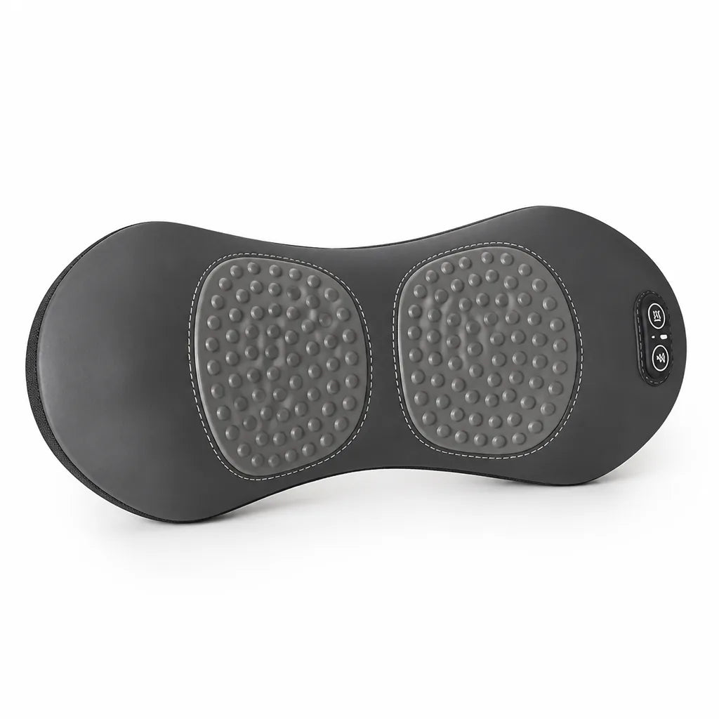 Back Massager Heat, Vibration & Traction Memory Foam Cover