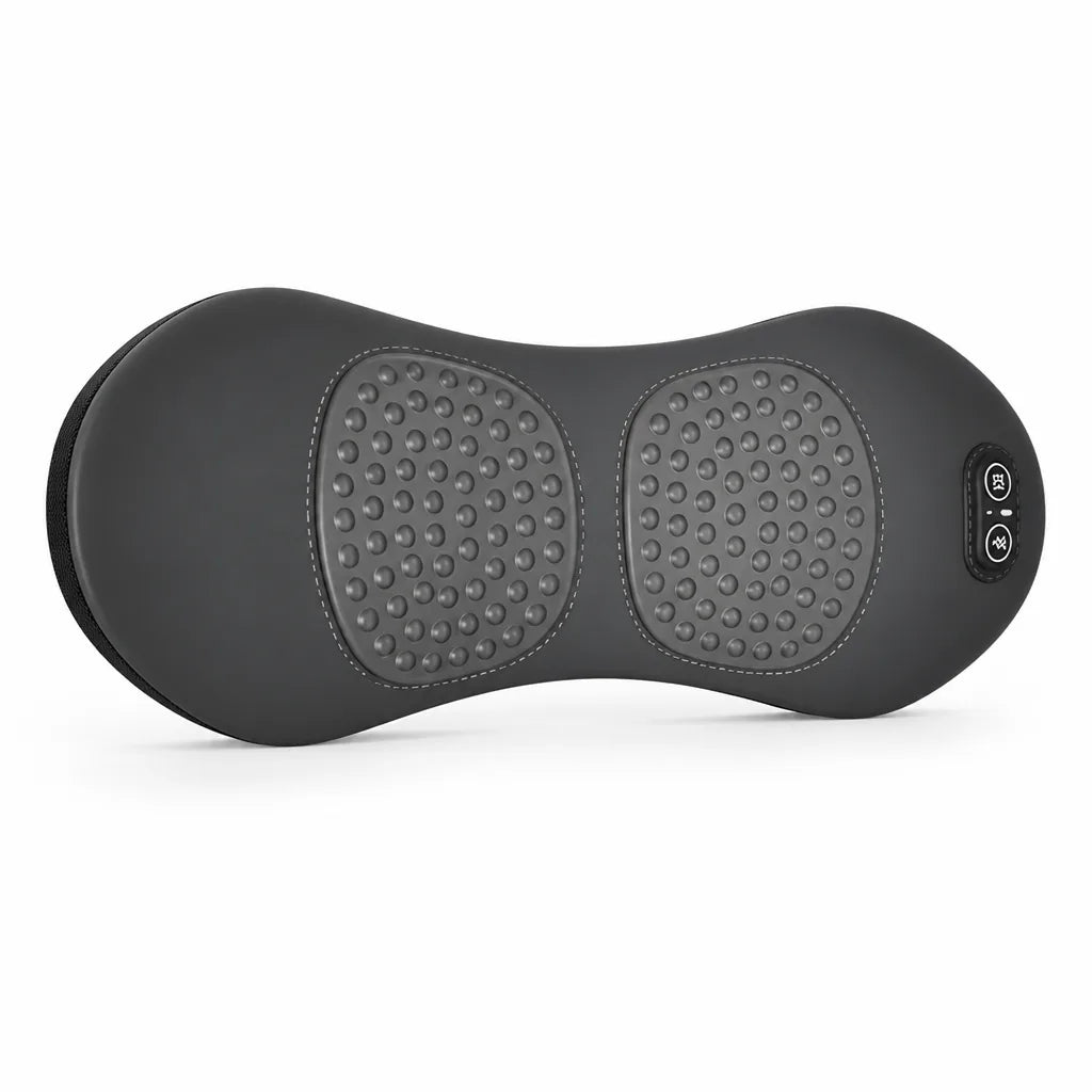 Back Massager Heat, Vibration & Traction Memory Foam Support