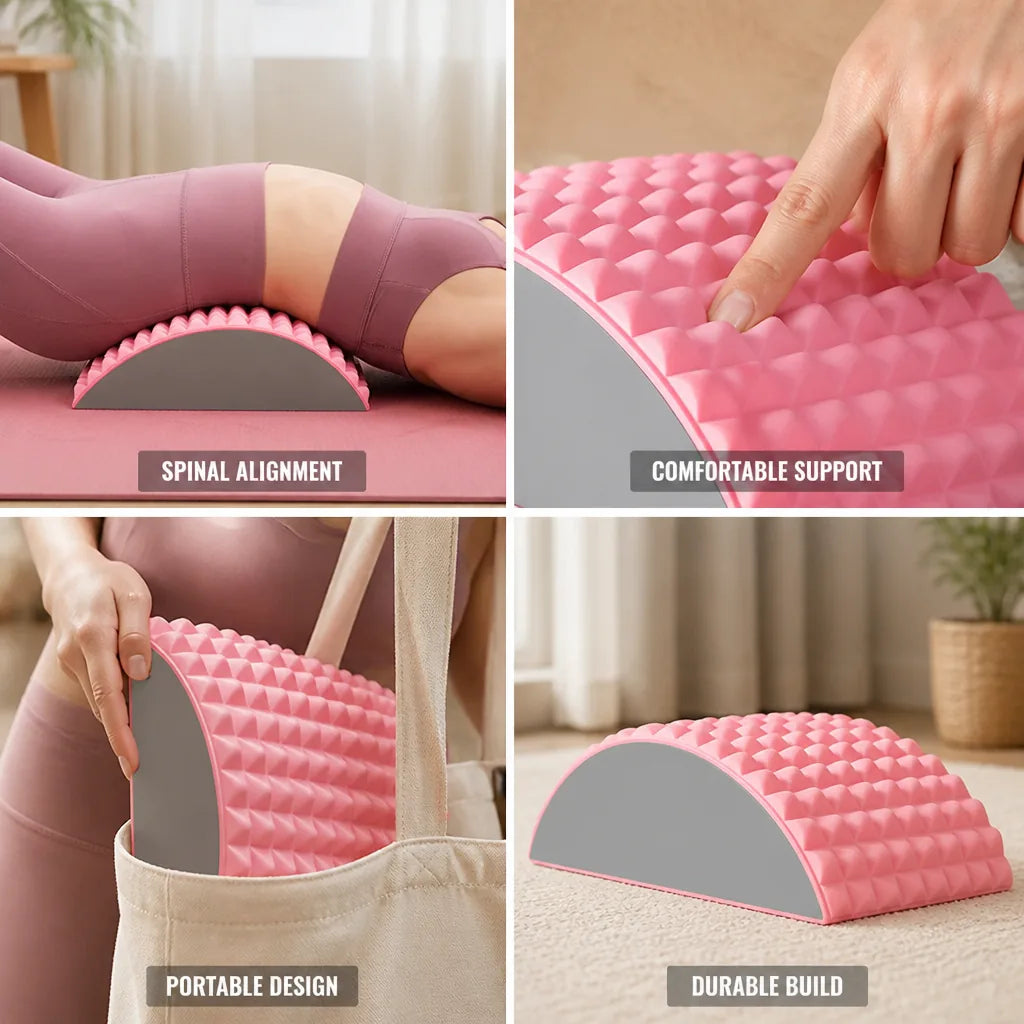 Back & Neck Stretching Pillow Ergonomic Foam Support