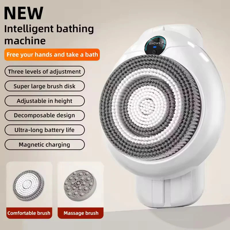 Back Scrubber Wall-Mounted Electric & Hands-Free
