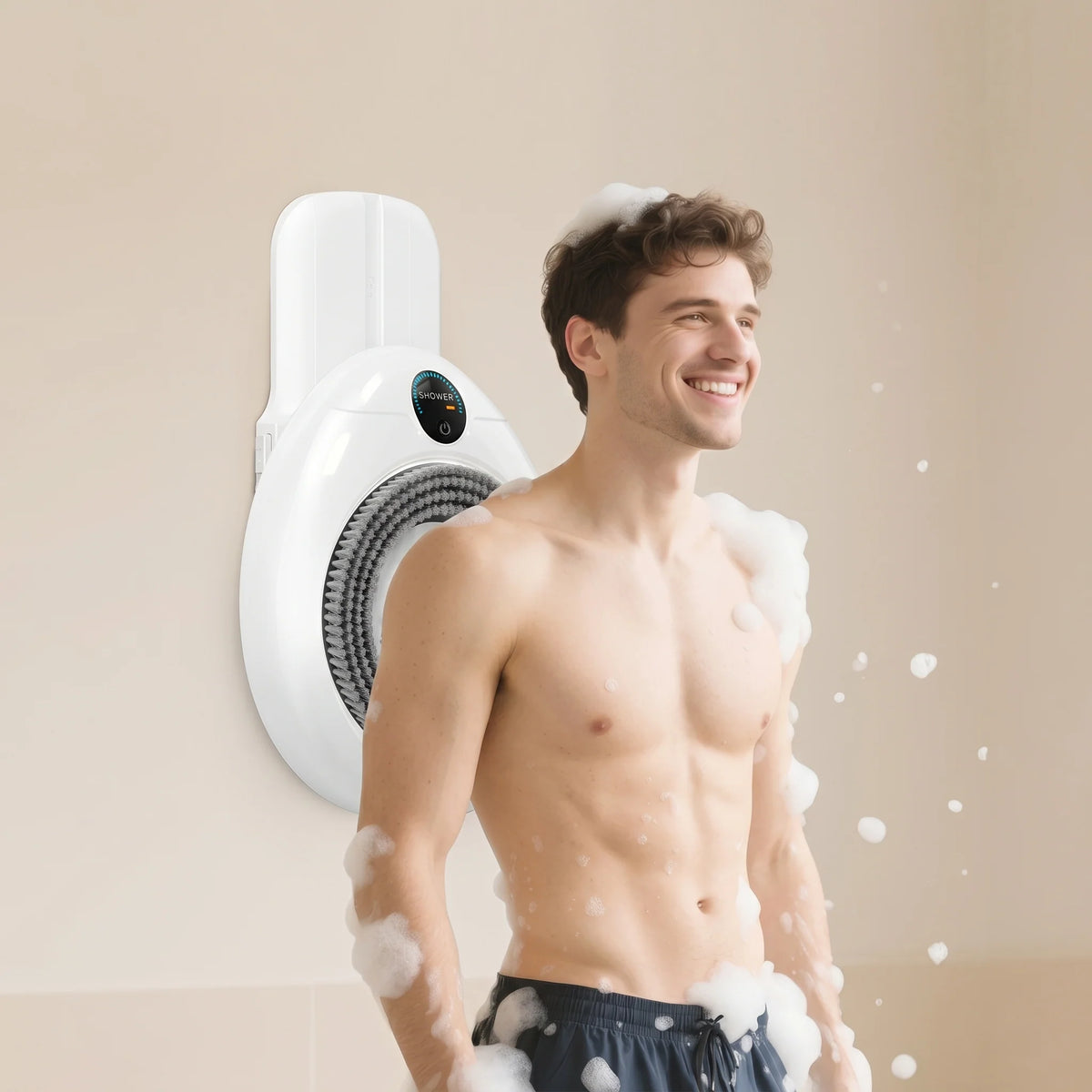 Back Scrubber Wall-Mounted Electric & Hands-Free