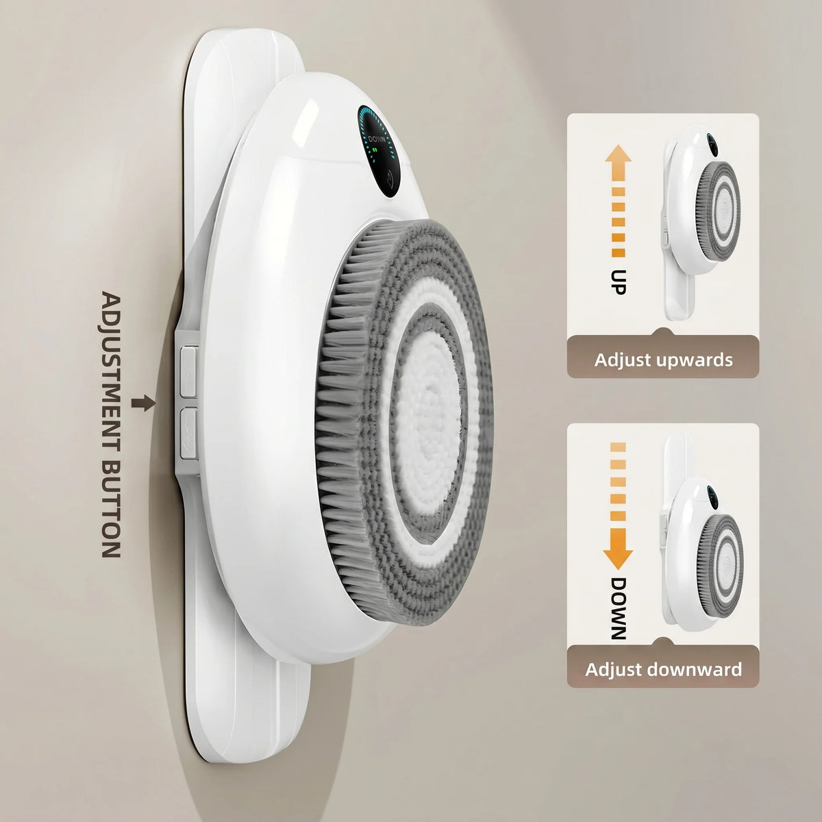 Back Scrubber Wall-Mounted Electric & Hands-Free