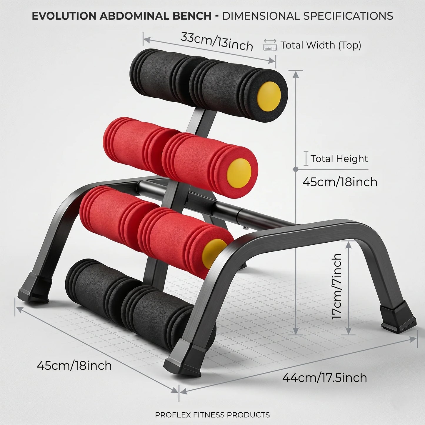 Back Stretch & Core Bench Adjustable Multi-Position