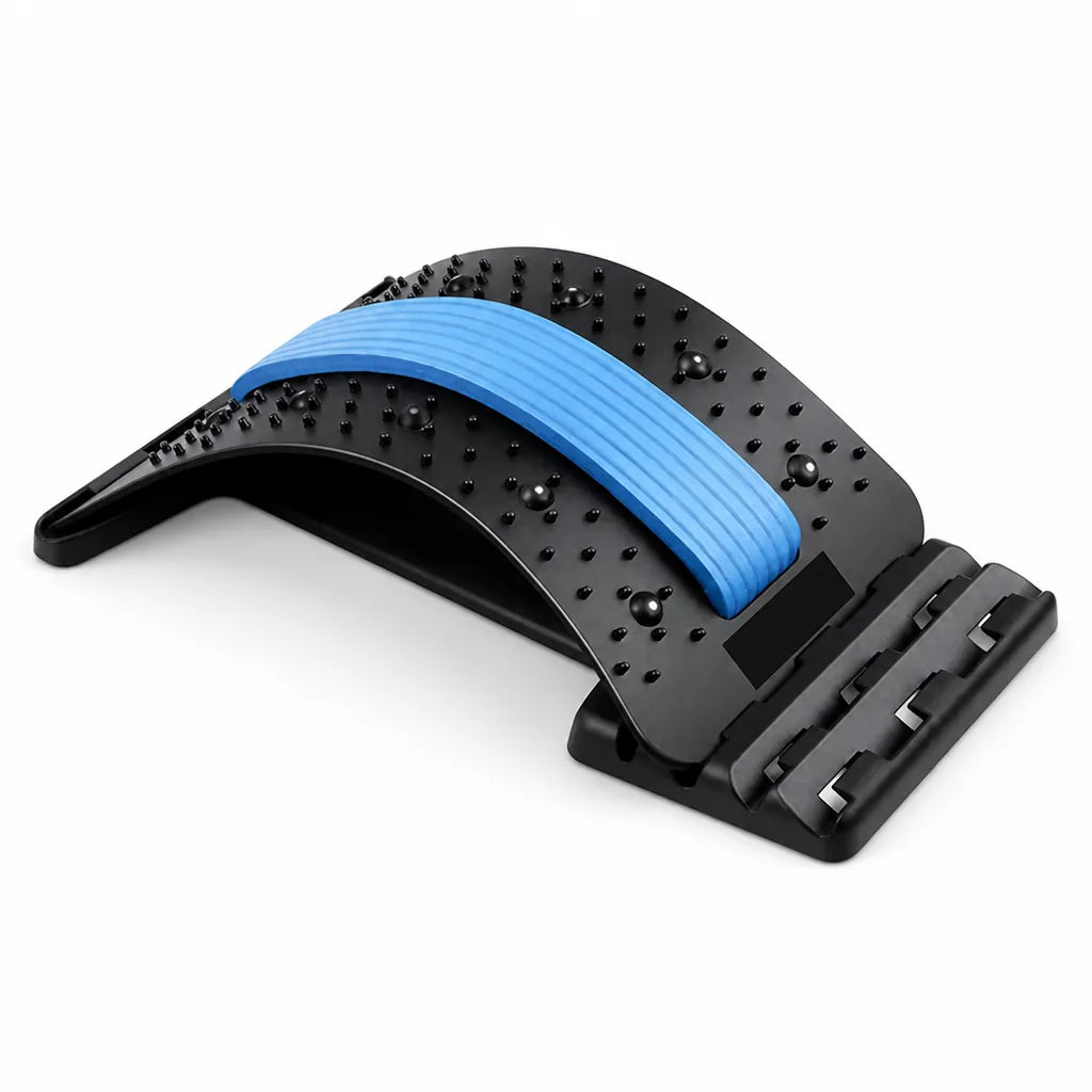 Back Stretcher Adjustable Lumbar Traction & Memory Foam