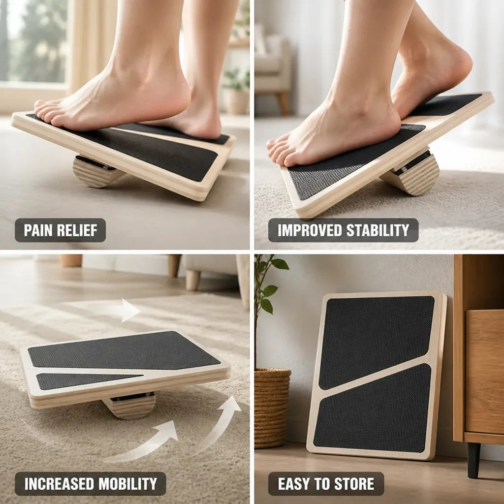 Balance Board Non-Slip Wobble Surface Pain Relief