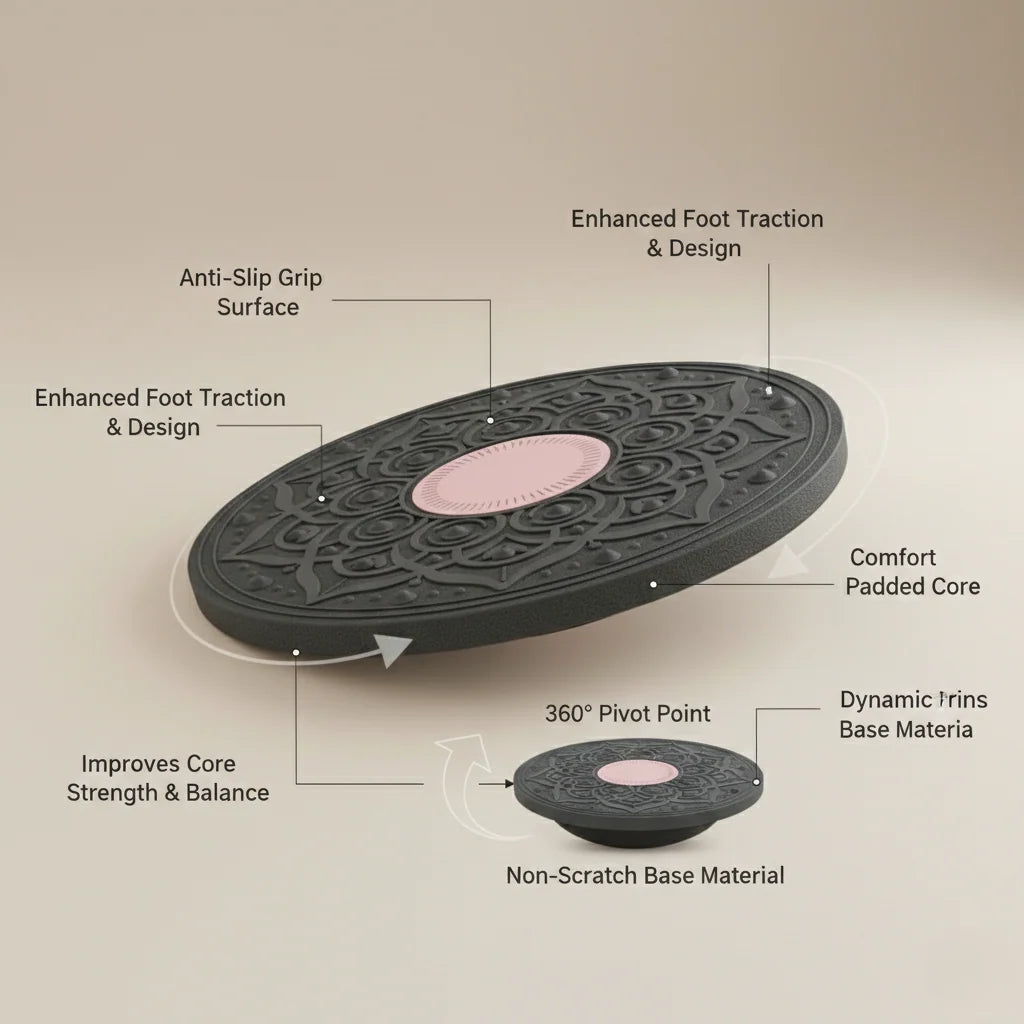 Balance Board Wobble Trainer Compact 30 cm