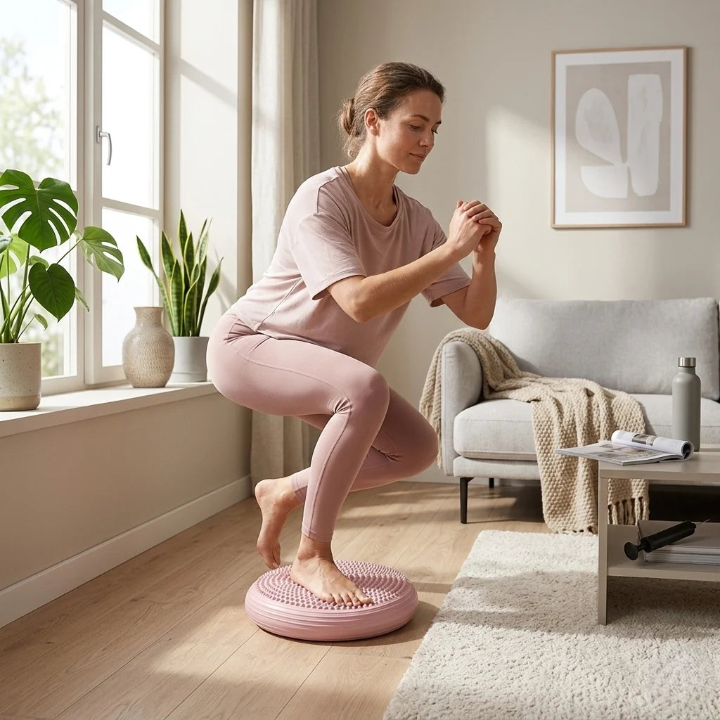Balance Pad Textured Non-Slip Core Strength & Stability