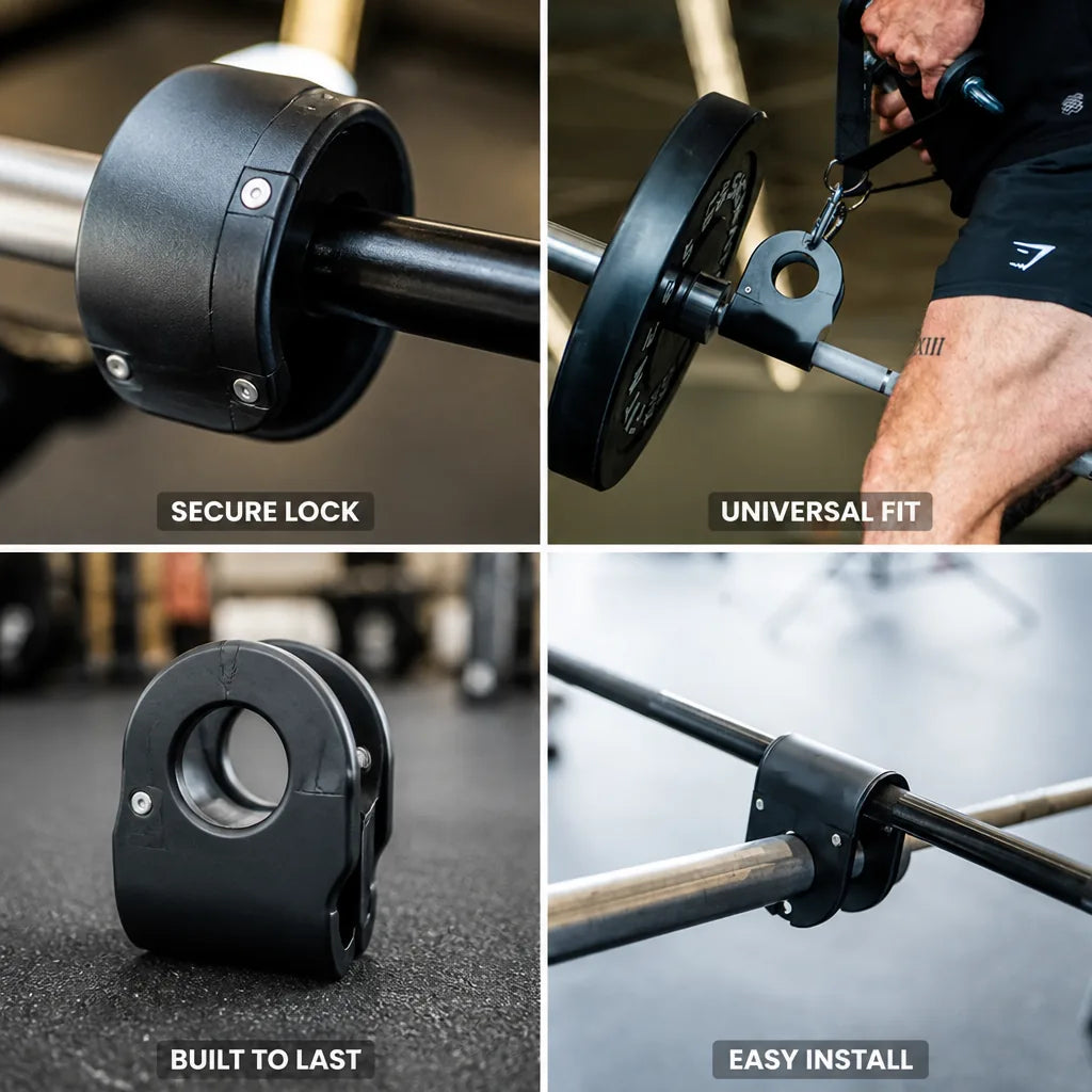 Barbell U-Clip Heavy-Duty Fits Olympic & 1 Inch