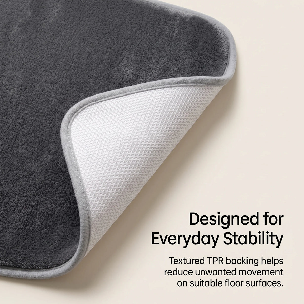 Bath Mat Plush Absorbent Non-Slip Backing