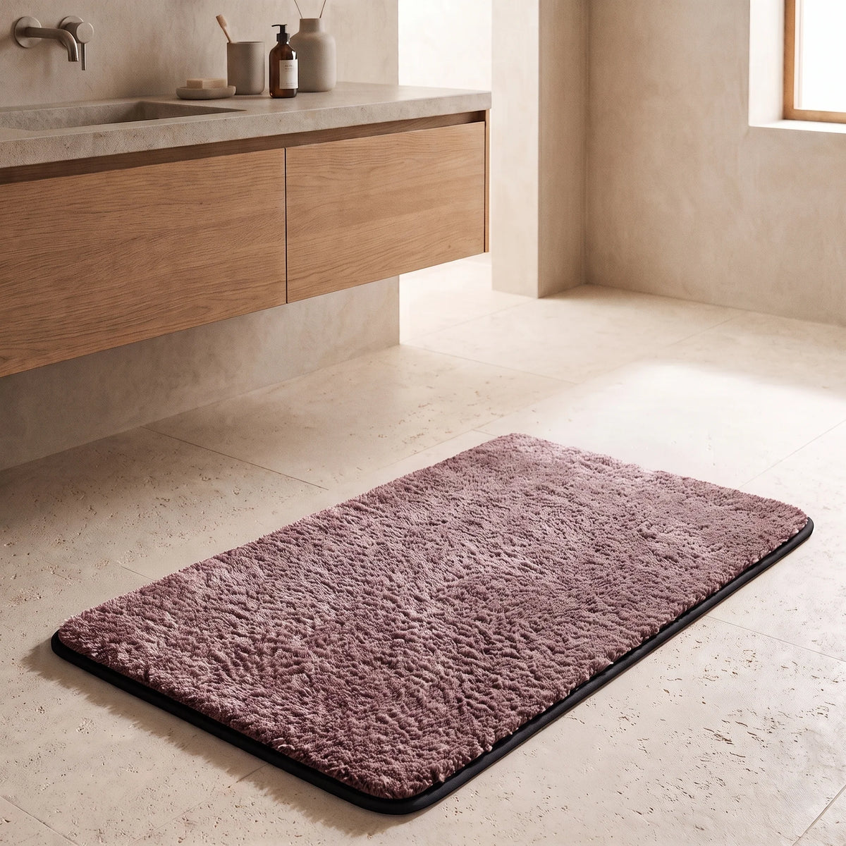 Bath Mat Plush Absorbent Non-Slip Backing
