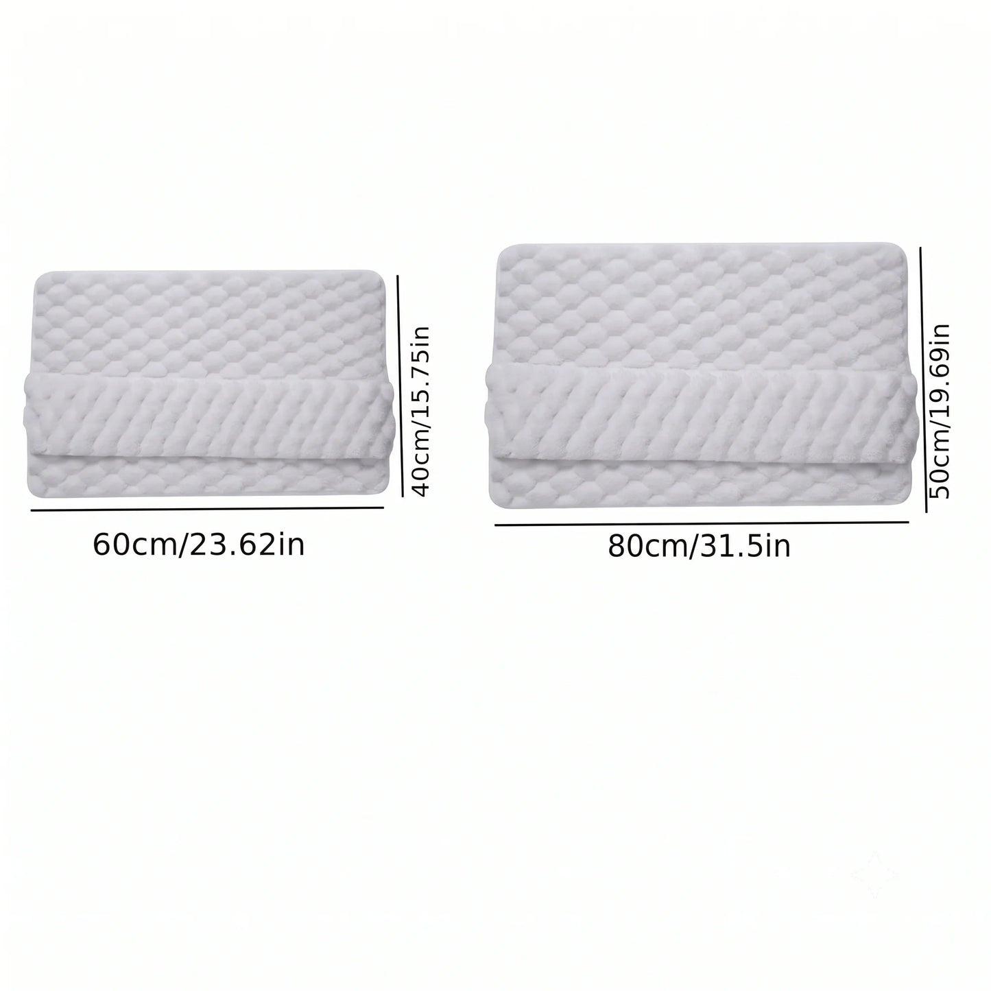 Bath Mat Ultra-Soft Memory Foam Non-Slip & Quick-Dry