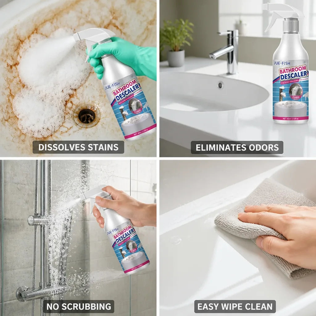 Bathroom Foam Cleaner No-Rinse Odor Eliminator
