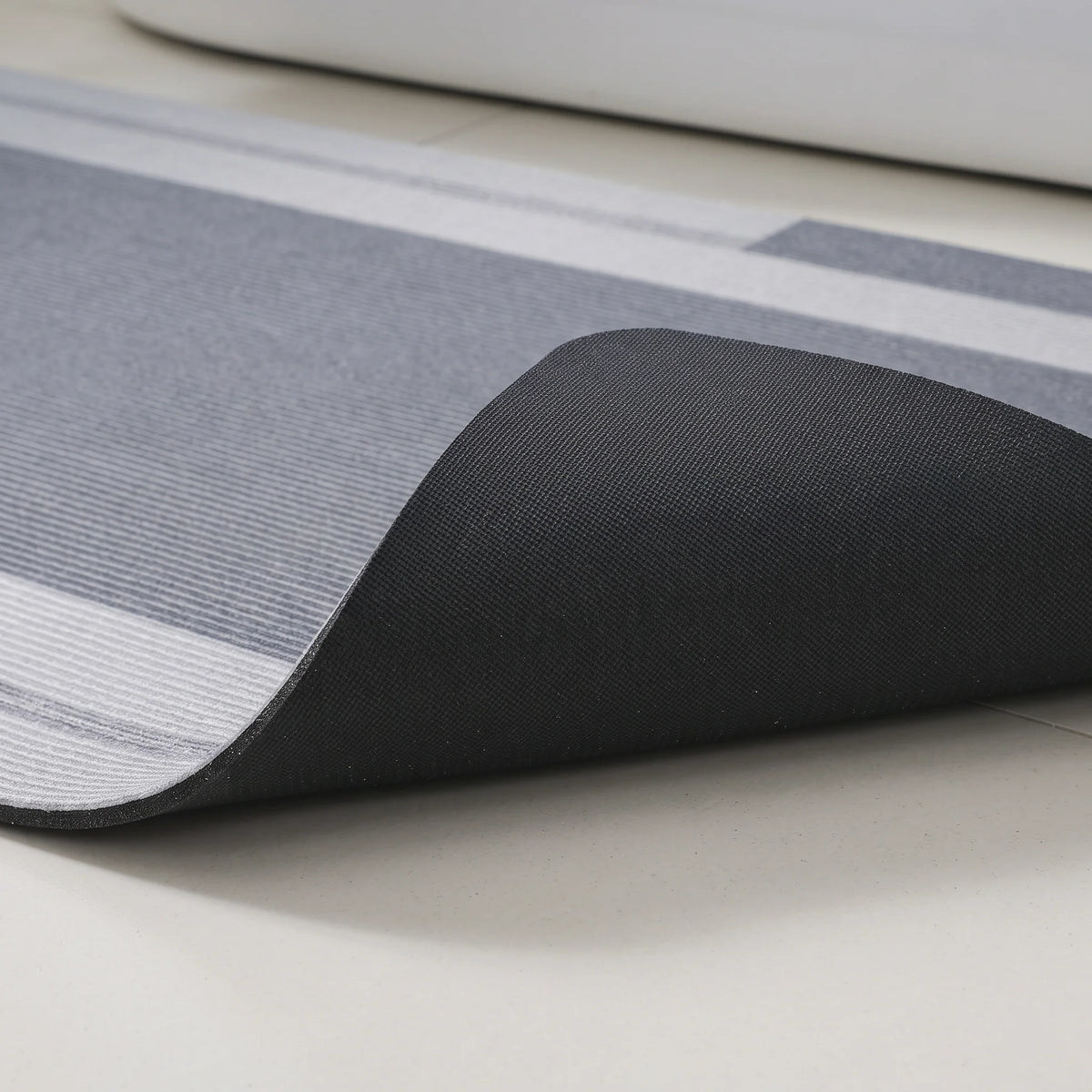 Bathroom Runner Mat Low-Profile Non-Slip Rubber Backing