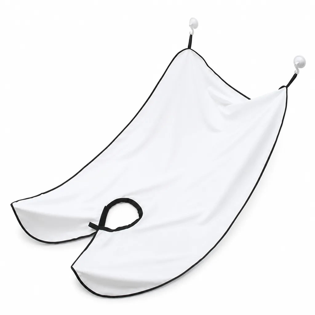 Beard Shaving Apron Anti-Static Polyester & Suction Cups