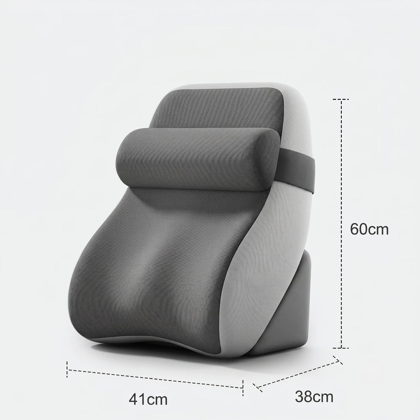 Bed Backrest Pillow Memory Foam Lumbar Support