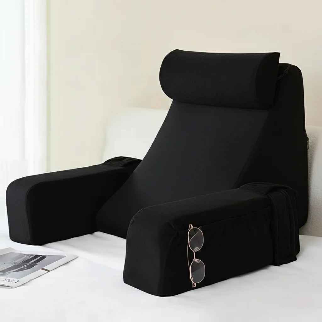Bed Rest Pillow Ergonomic Memory Foam Back Support