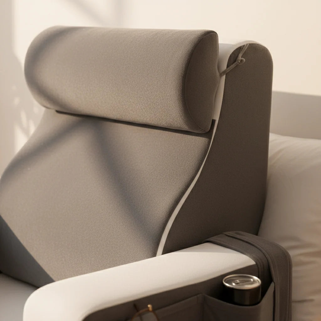 Bed Rest Pillow Ergonomic Memory Foam Back Support