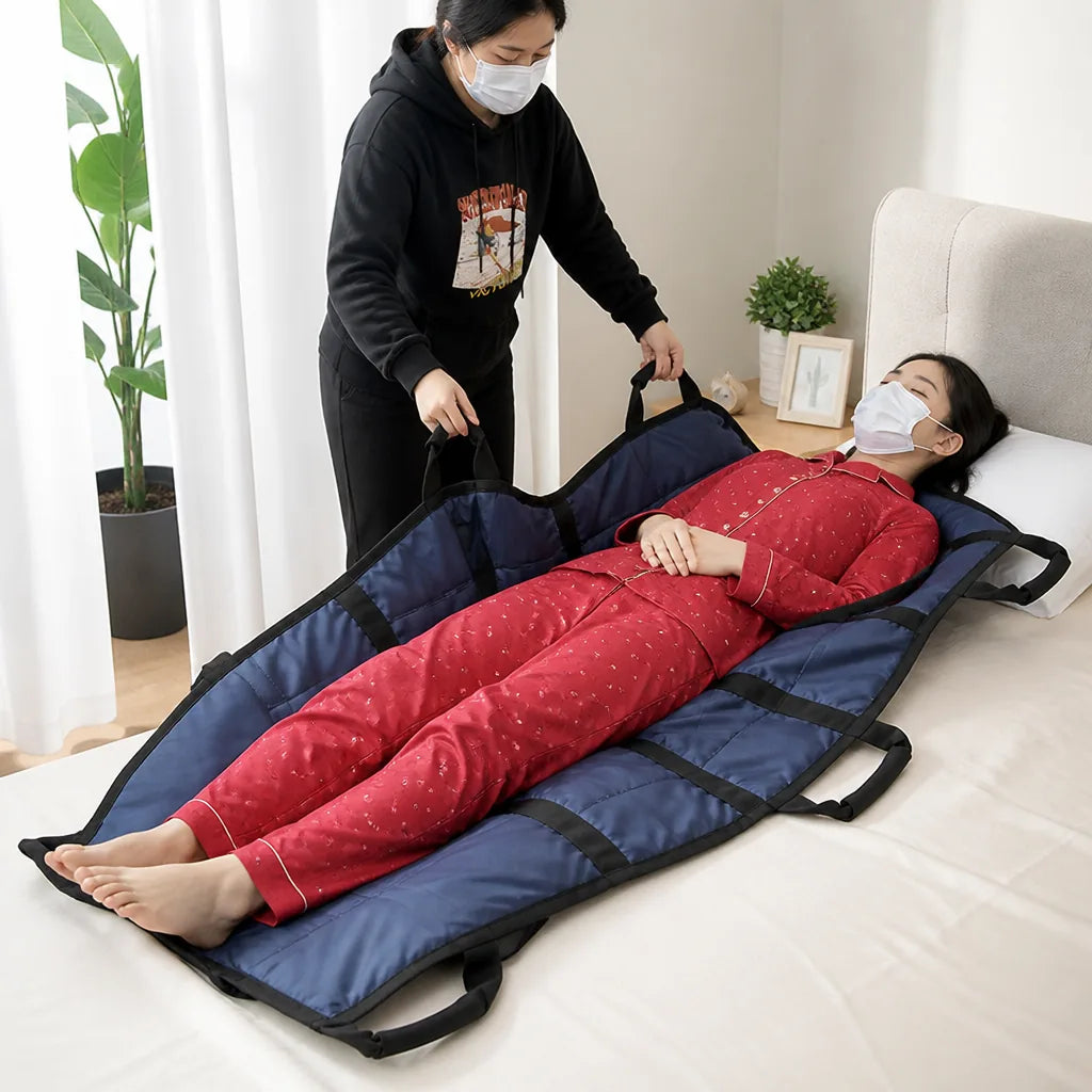 Bed Transfer Pad Six Reinforced Handles Safer Patient Transfers