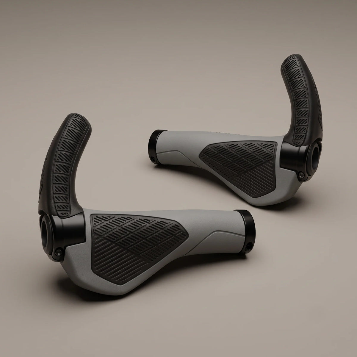 Bicycle Grips Ergonomic Lock-On & Adjustable Bar Ends