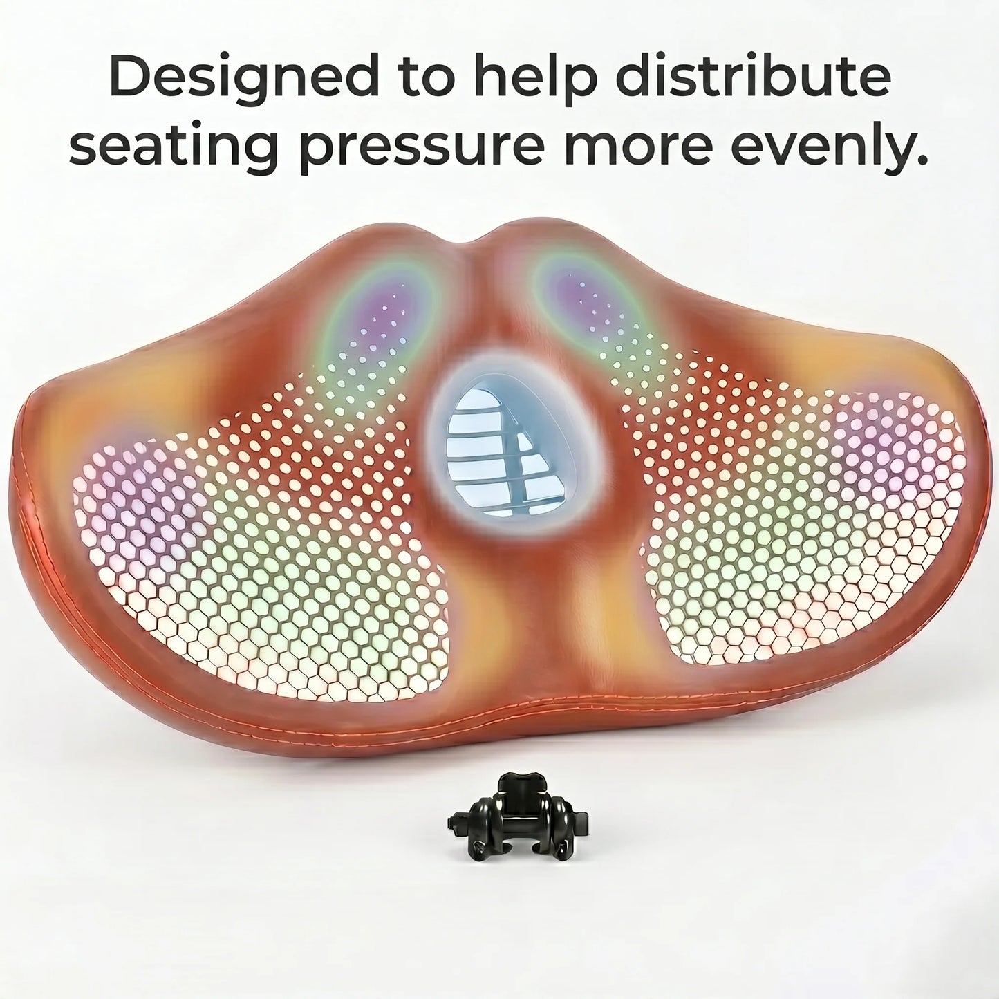 Bike Saddle Wide Ergonomic Long-Ride Comfort