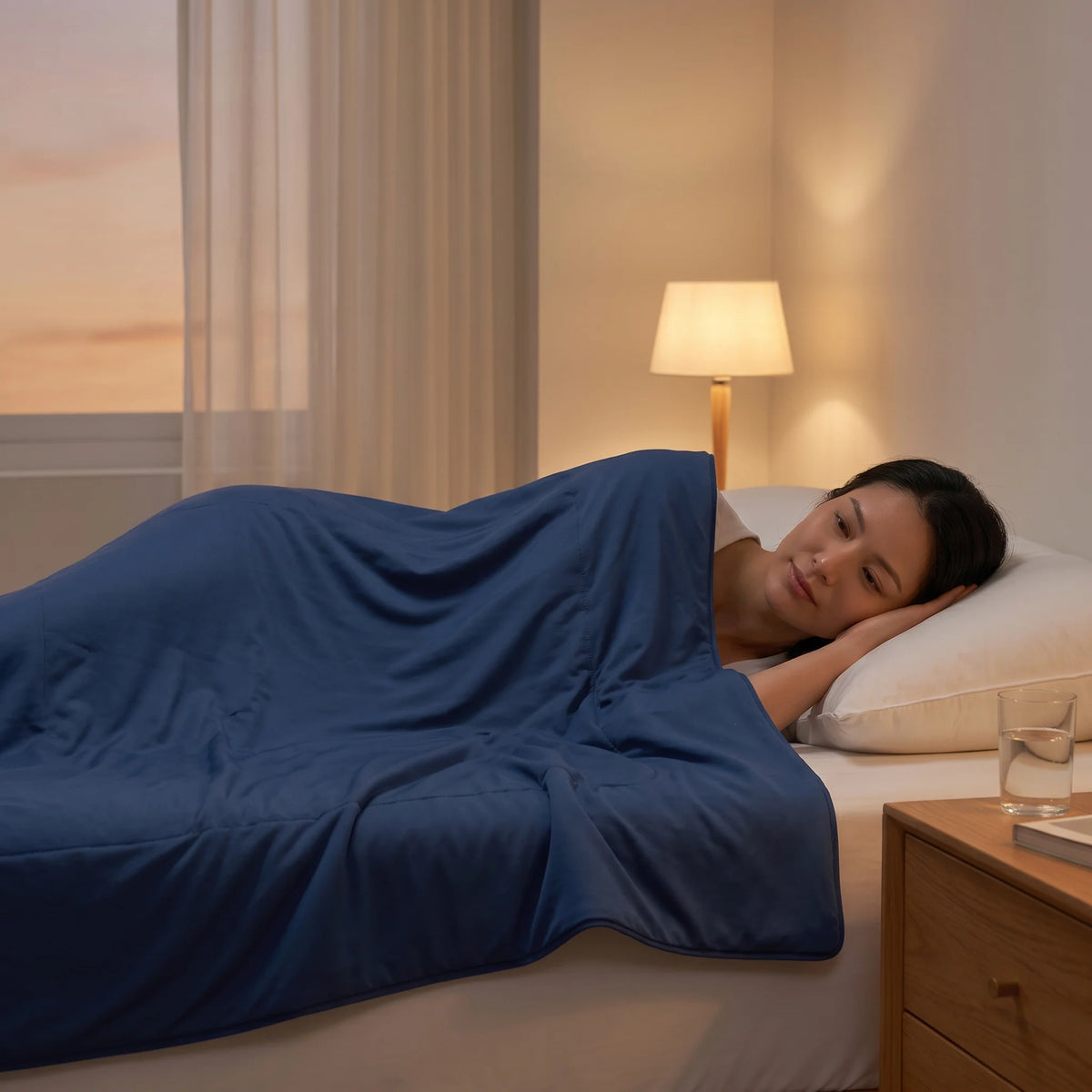 Blanket Reversible Cooling Dual-Fabric
