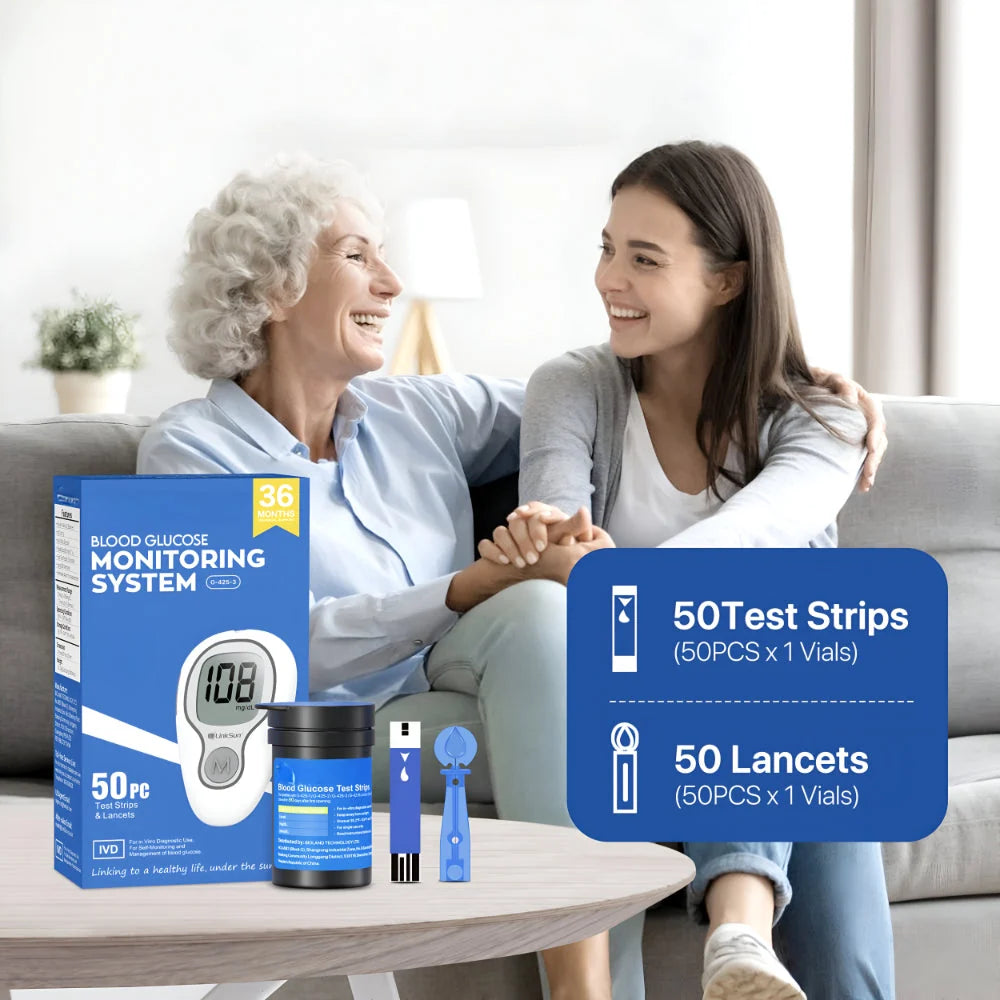 Blood Glucose Monitor Fast Results Small Sample