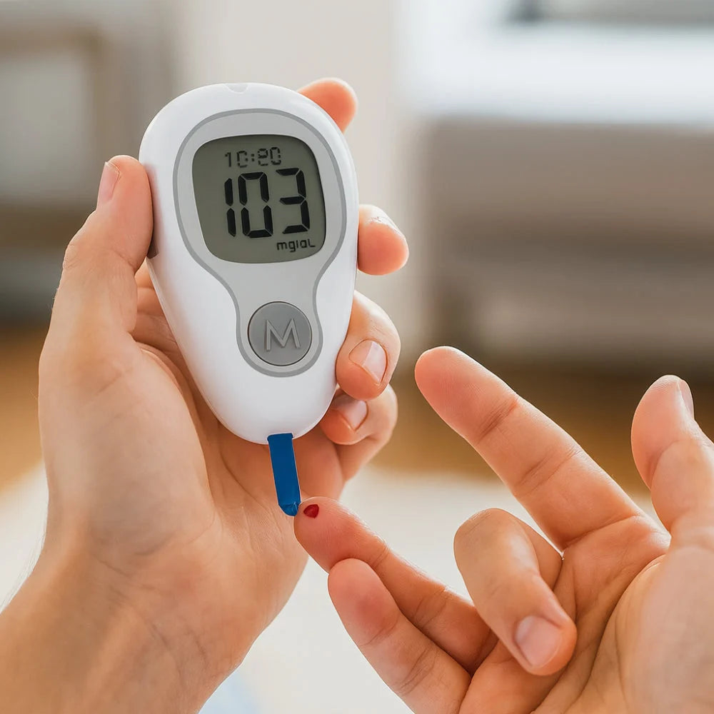 Blood Glucose Monitor Fast Results Small Sample