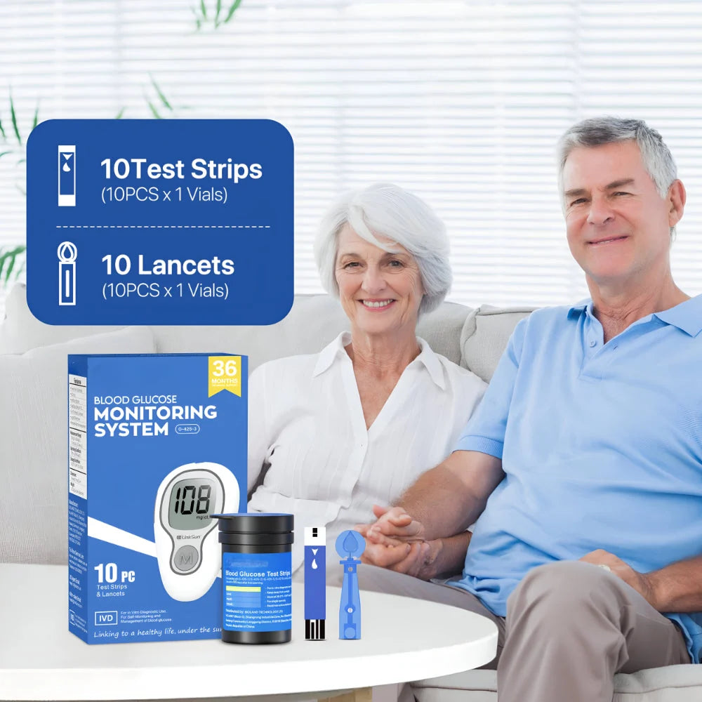 Blood Glucose Monitor Fast Results Small Sample