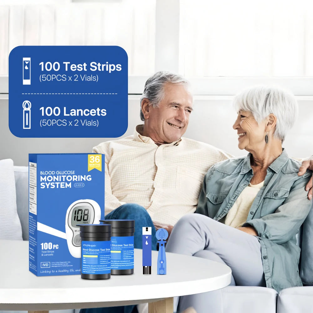 Blood Glucose Monitor Fast Results Small Sample