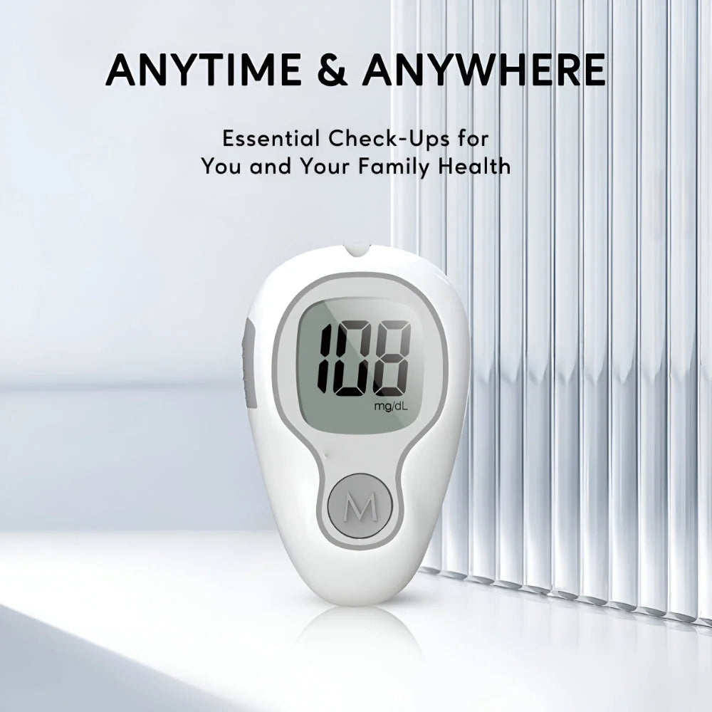 Blood Glucose Monitor Fast Results Small Sample