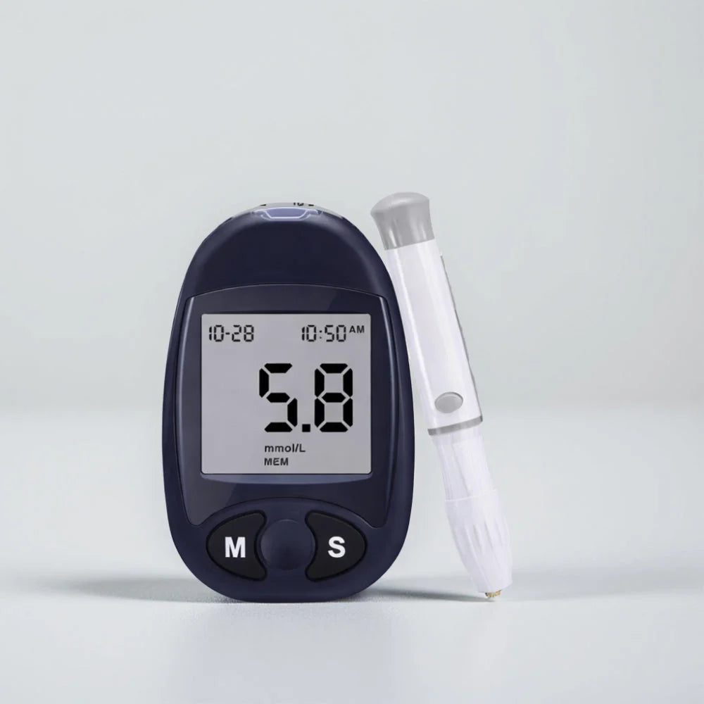 Blood Glucose Monitor Quick Readings Portable 300-Result Memory