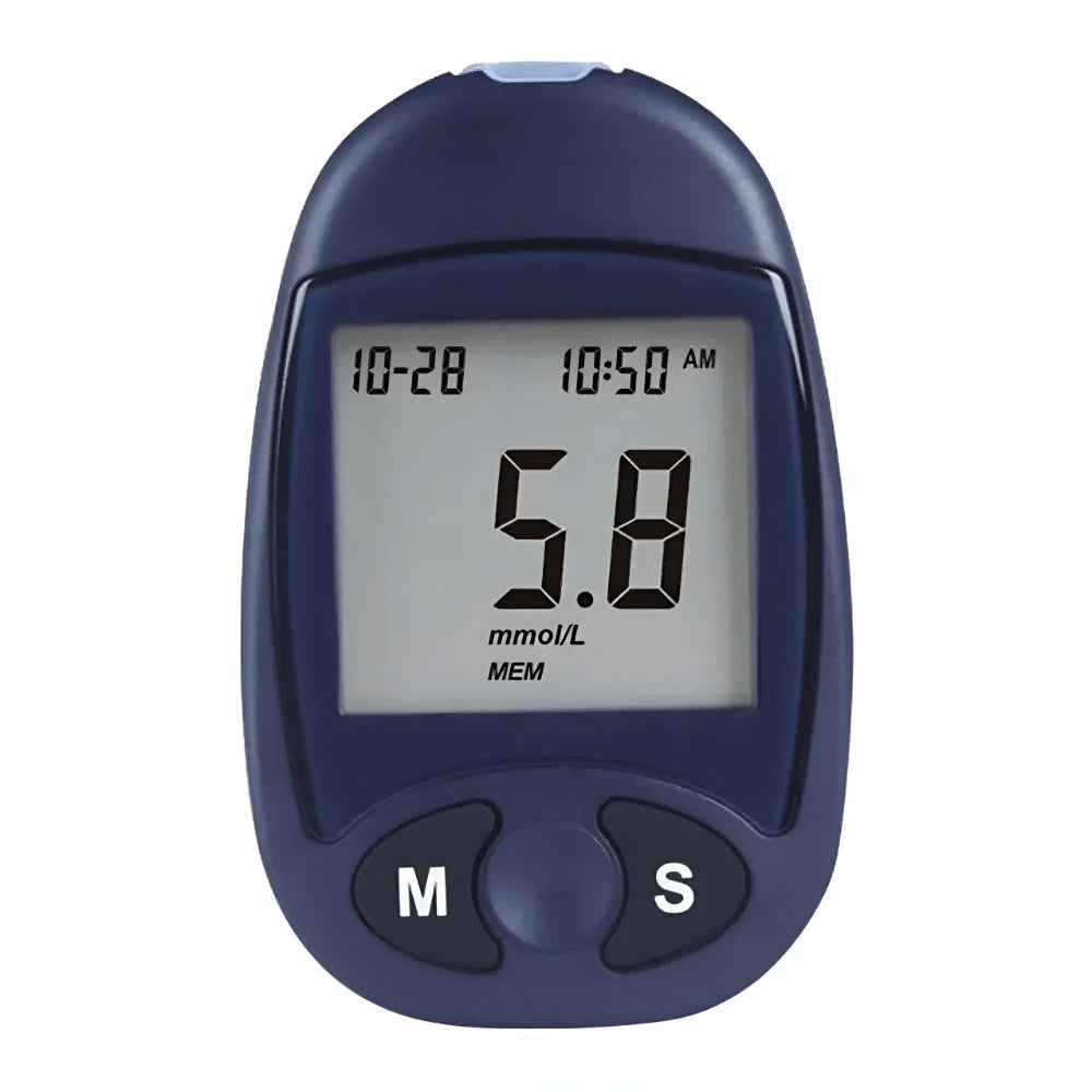 Blood Glucose Monitor Quick Readings Portable 300-Result Memory