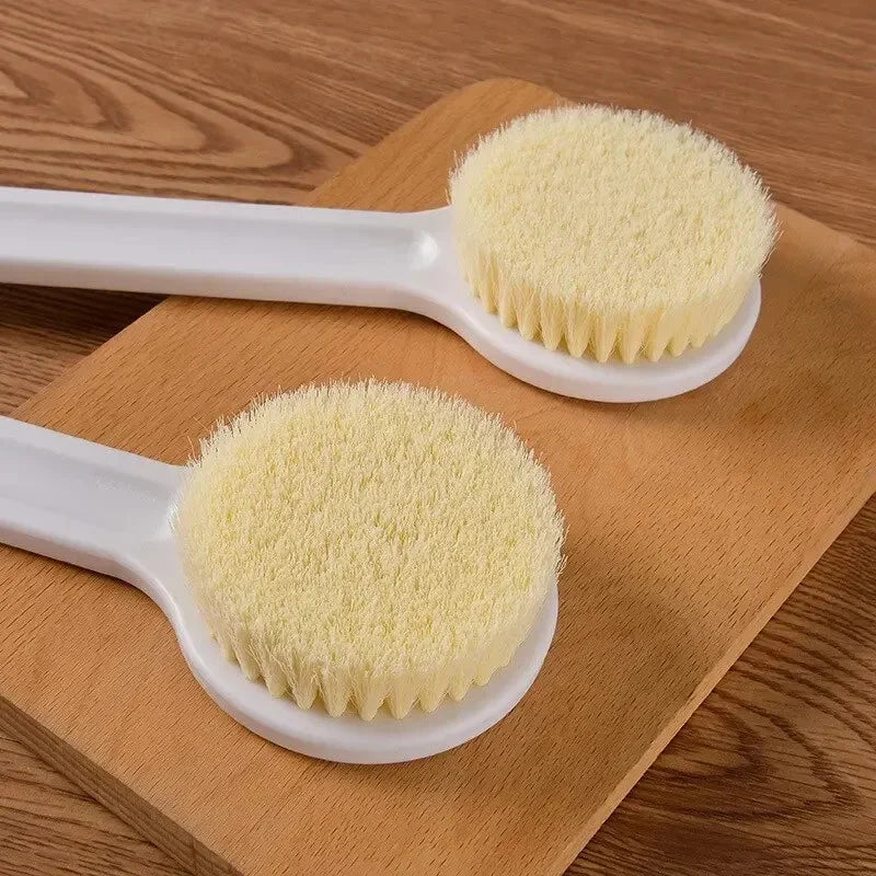 Body Brush Soft Nylon Bristles Ergonomic Handle