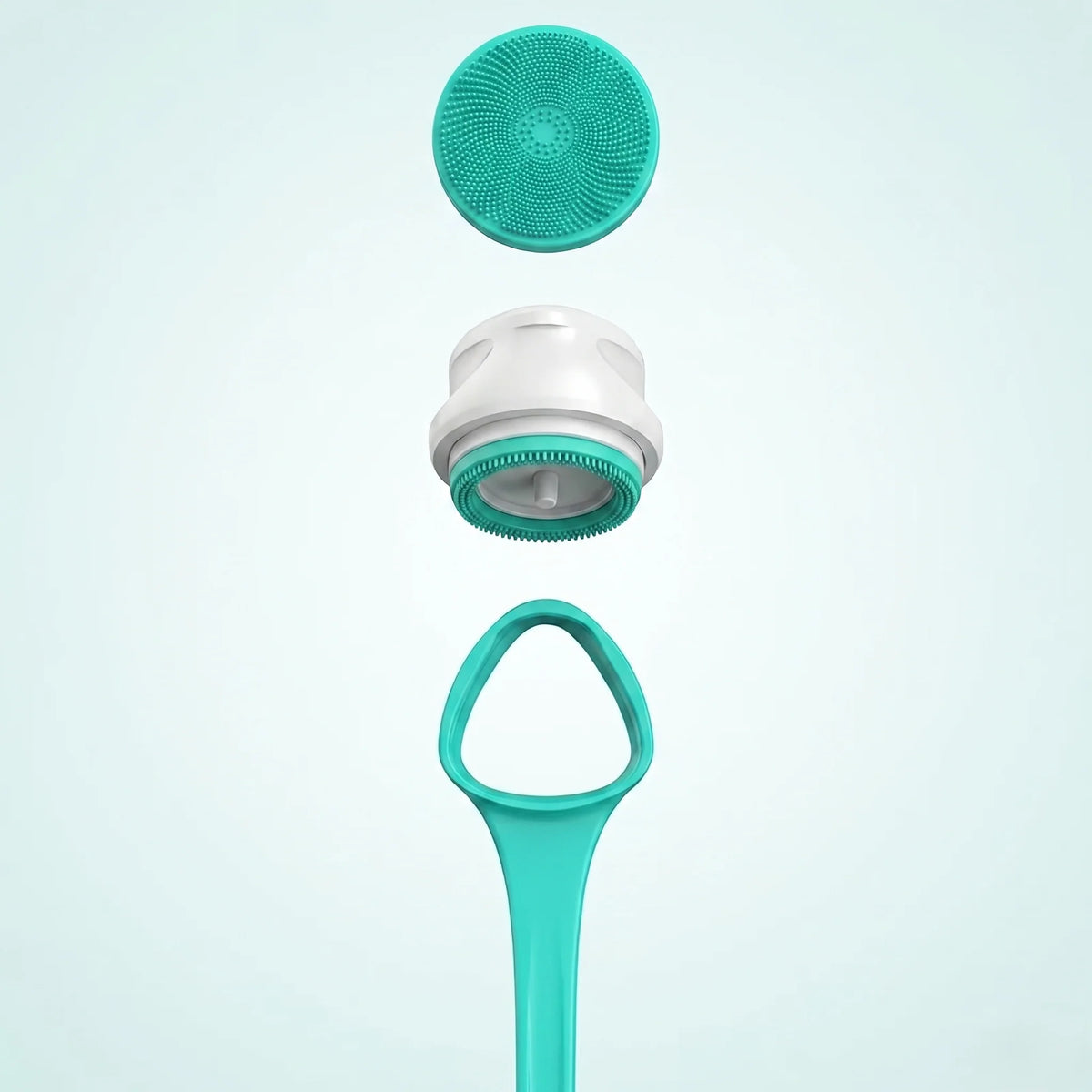 Body Cleansing Brush Electric Long Handle & Detachable Head