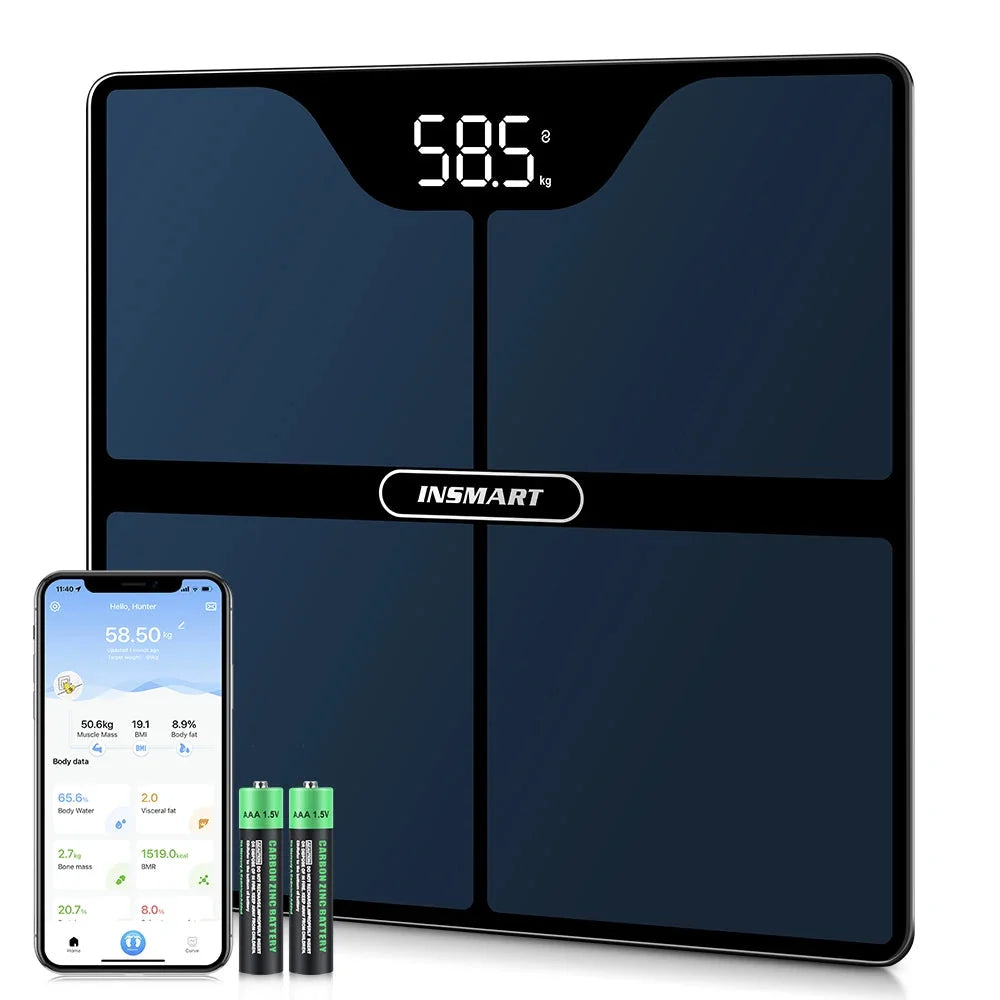 Body Composition Scale 16 Metrics Bluetooth Sync