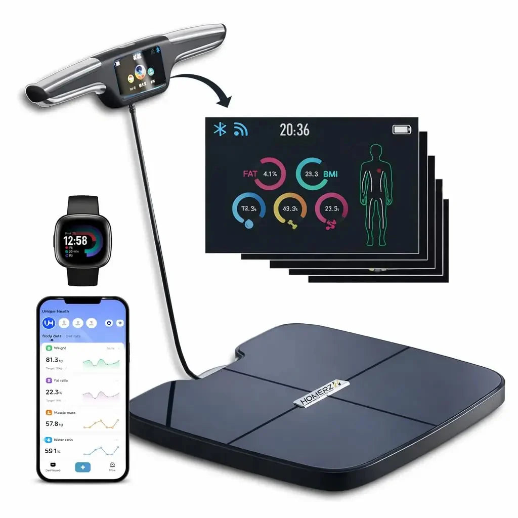 Body Composition Scale 8-Electrode Dual-Frequency Wi‑Fi & Bluetooth