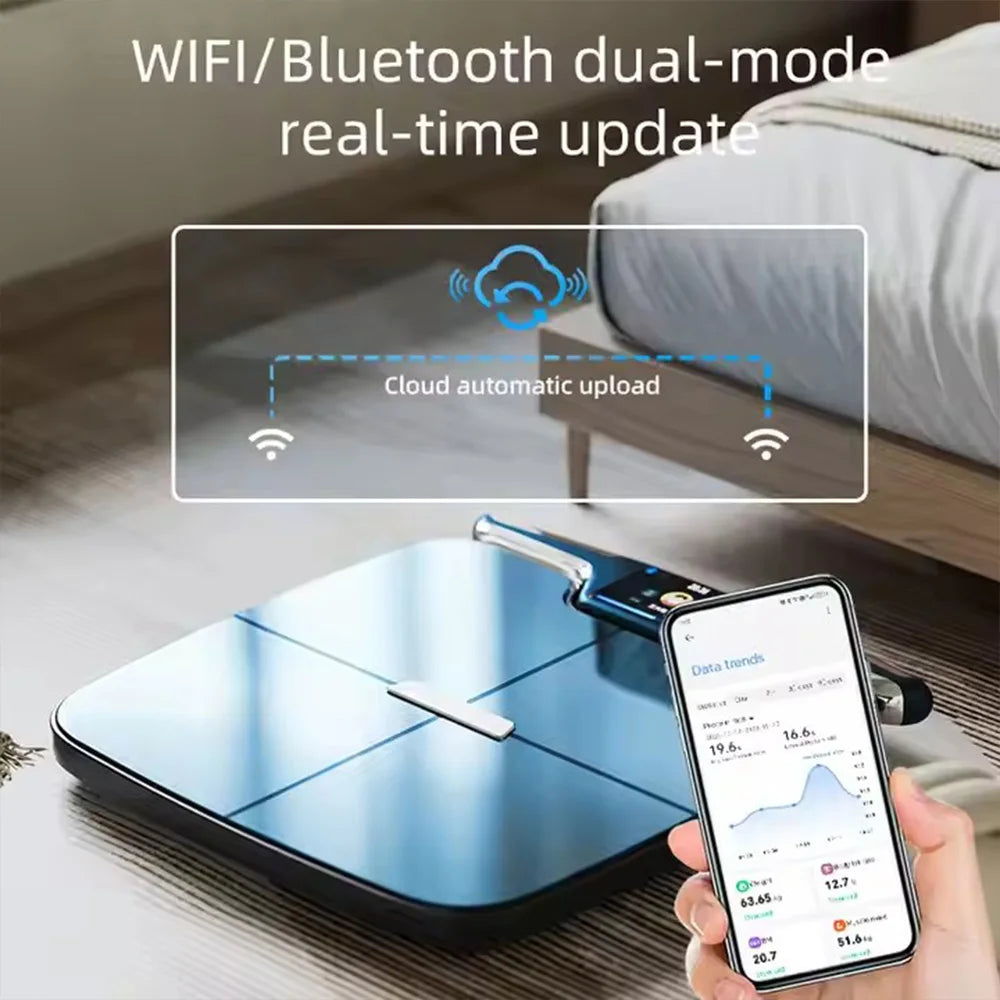 Body Composition Scale 8-Electrode Dual-Frequency Wi‑Fi & Bluetooth