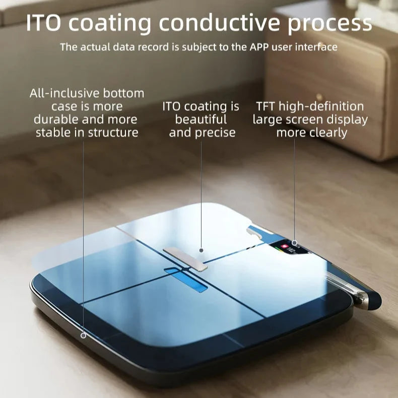 Body Composition Scale 8-Electrode Dual-Frequency Wi‑Fi & Bluetooth