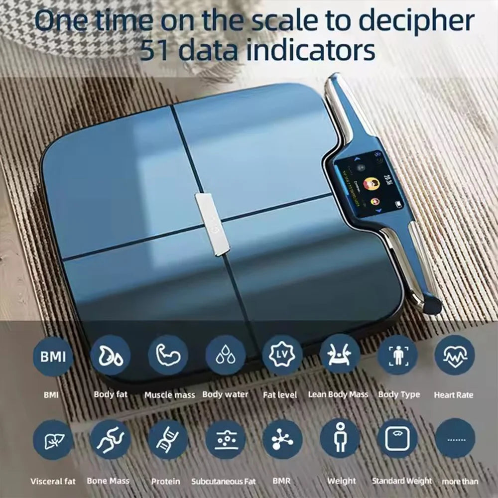 Body Composition Scale 8-Electrode Dual-Frequency Wi‑Fi & Bluetooth