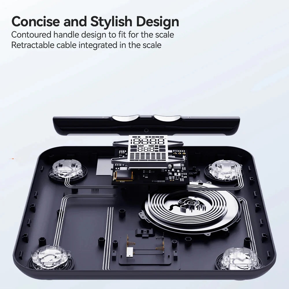 Body Composition Scale 8-Electrode Hand-To-Foot App Sync