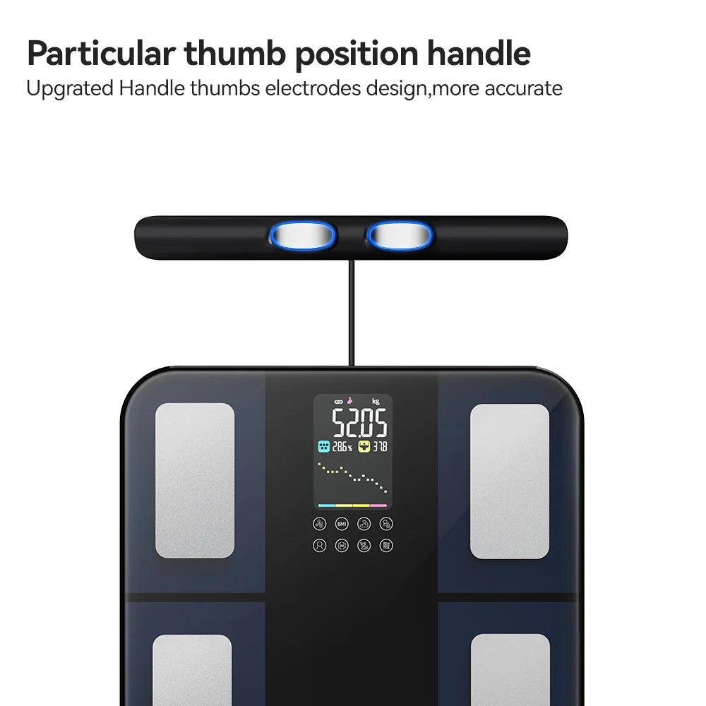 Body Composition Scale 8-Electrode Hand-To-Foot App Sync