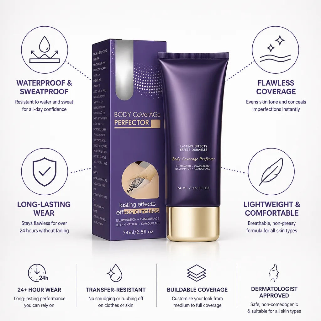 Body Coverage Perfector Waterproof Transfer-Resistant Buildable