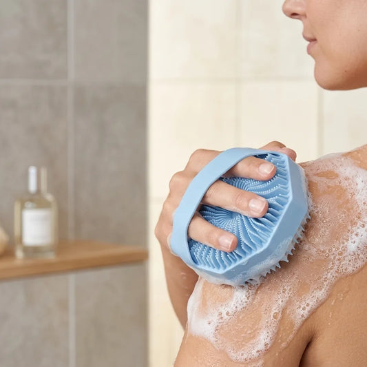 Body Exfoliating Brush Medical-Grade Silicone Washable & Quick-Dry