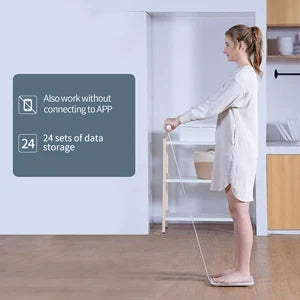 Body Fat Scale 8-Electrode Segmental BIA Full-Color Display