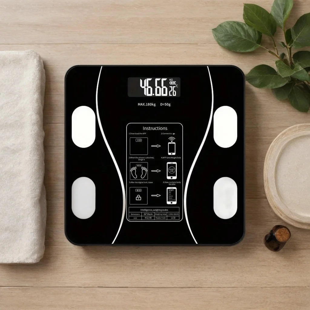 Body Fat Scale Bluetooth App Sync 13 Metrics