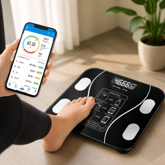 Body Fat Scale Bluetooth & Wi‑Fi 18 Metrics